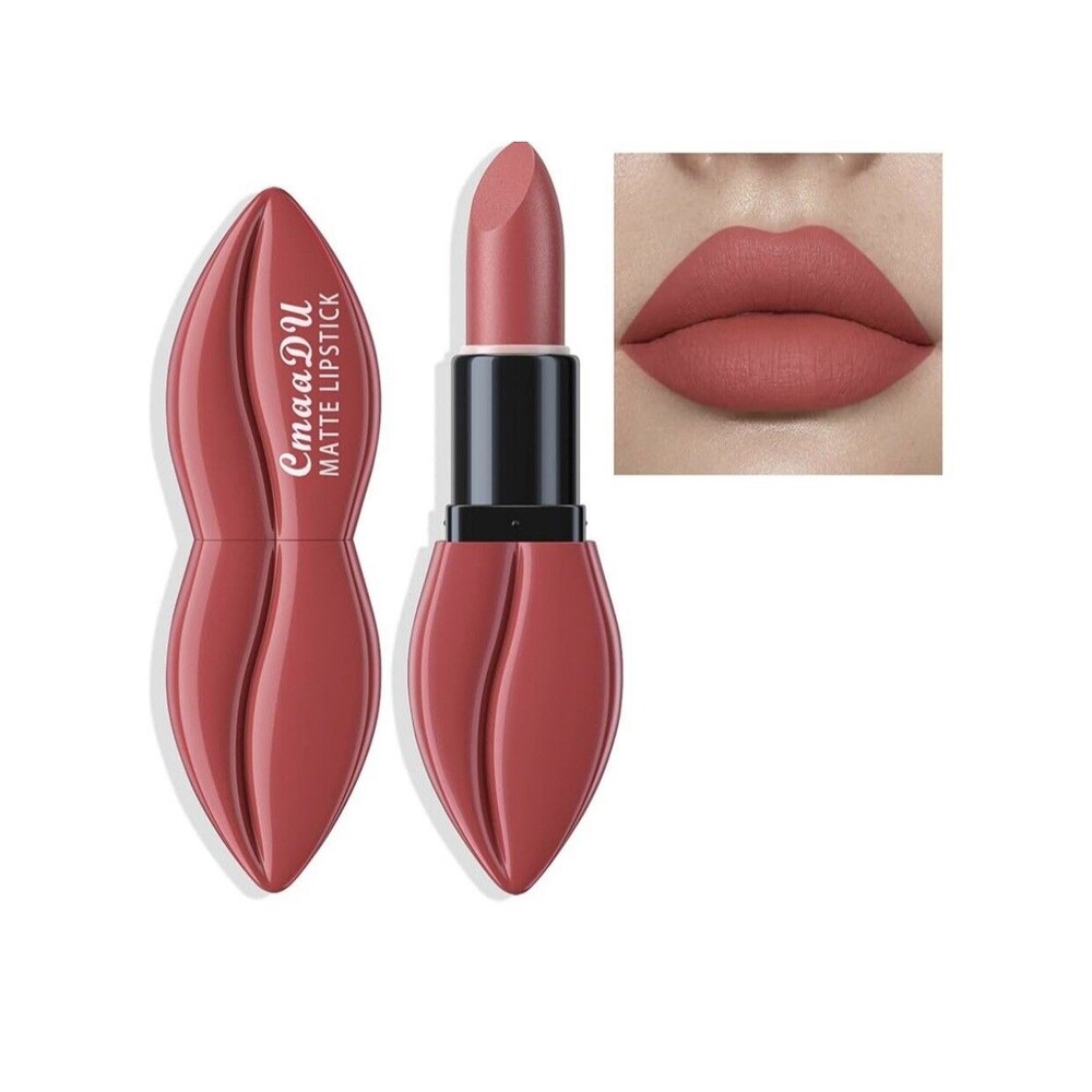 Cmaadu Long Lasting Smudge-Proof Lip Stick, Light Bright Labiales Matte #6
